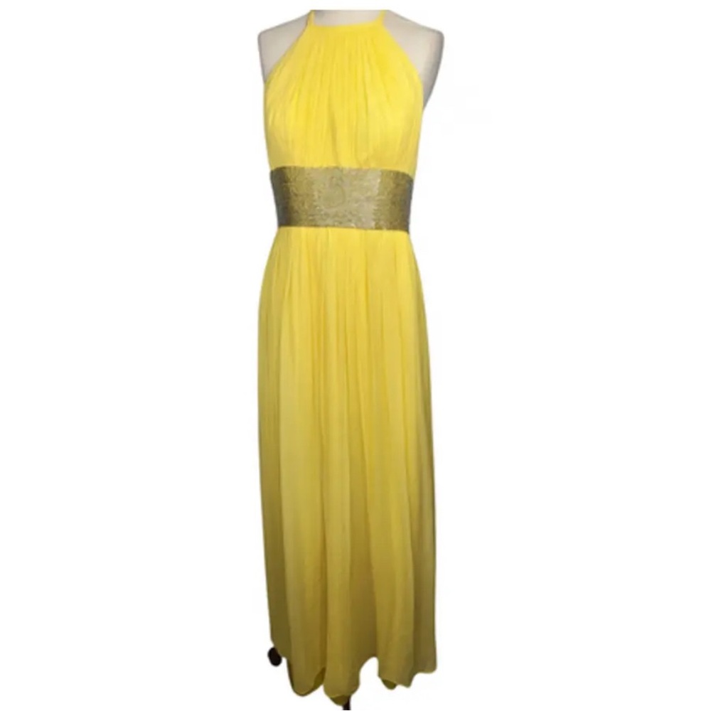 Adrianna Papell Halter Evening Dress